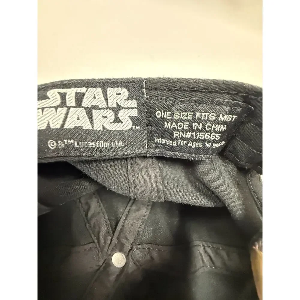 Star Wars Grogu Baby Yoda Hat Black Dad Cap Adjustable Mandalorian
